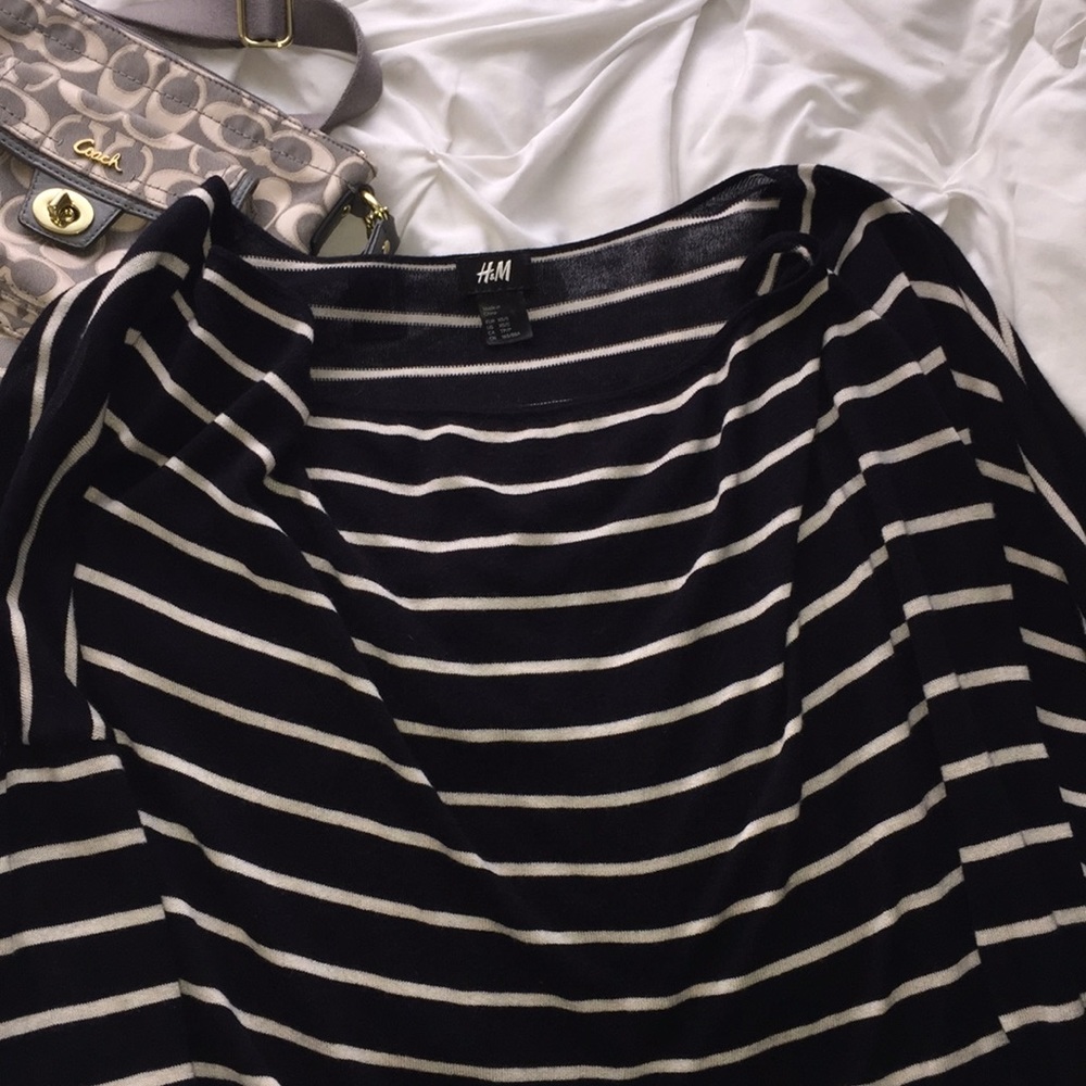 H&M Lightweight Stripe Sweater Sz S